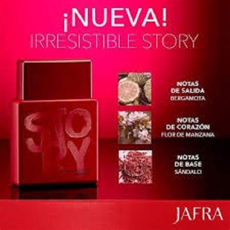 perfume de jafra irresistible story.